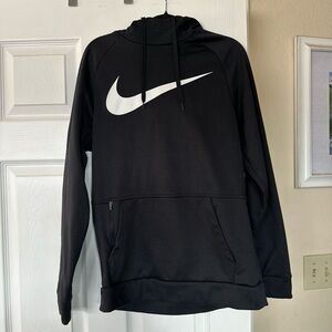 Nike Men's Black and White Pullover Sweater